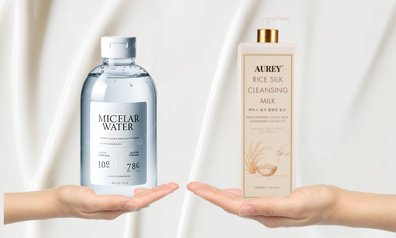 Micellar Water vs Cleansing Milk: Which is Better for Makeup Removal, Deep Cleansing & Glowing Skin?