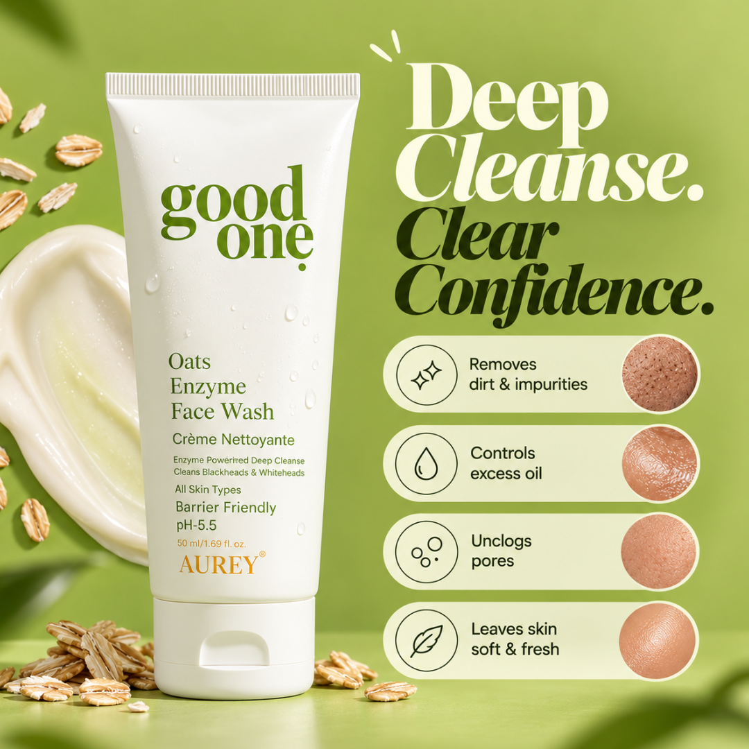 Aurey Good One Oats Enzyme Face Wash – Your 60-Second Everyday Facial