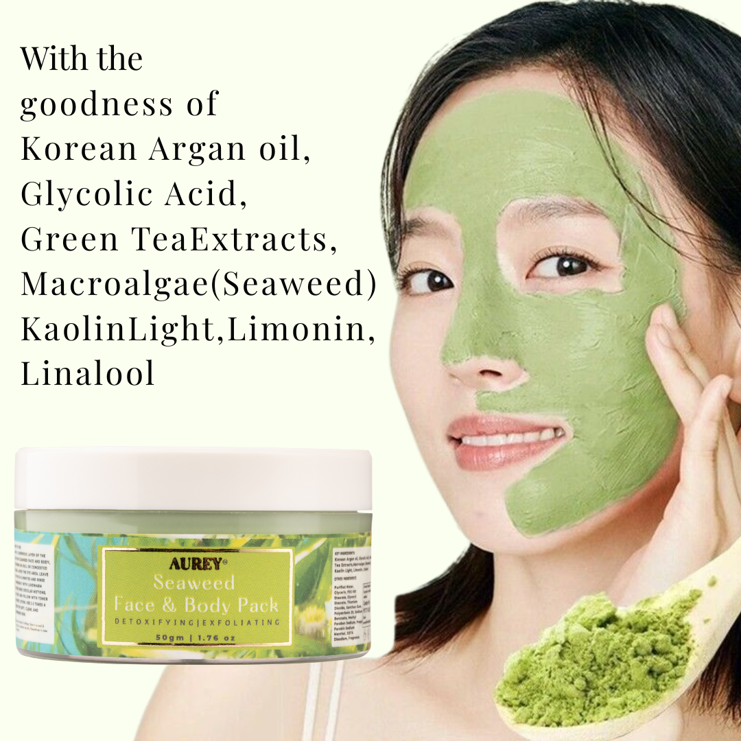 Aurey Seaweed Face and Body Pack 50gm