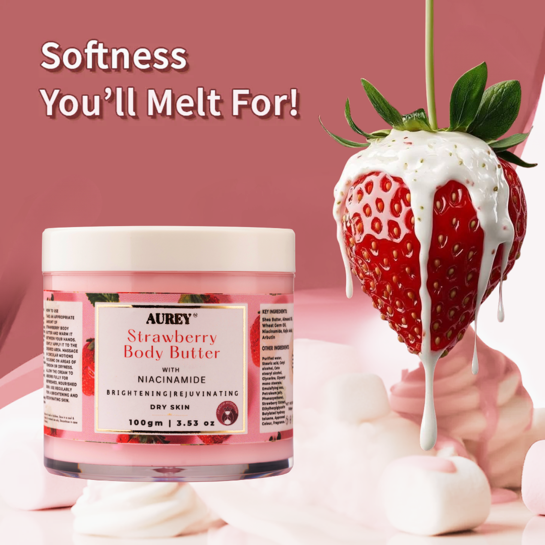Aurey Strawberry Body Butter 100gm