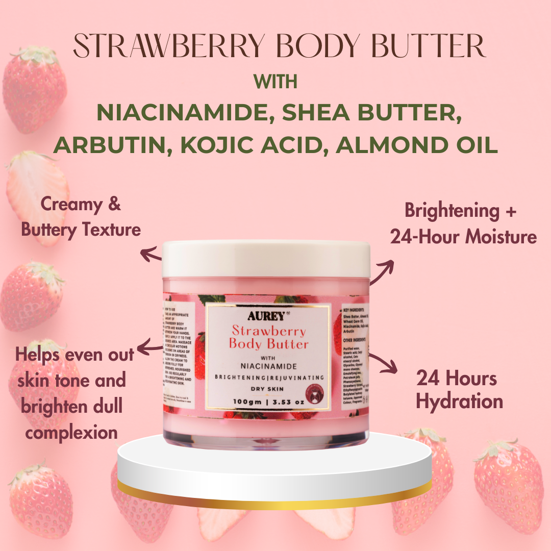 Aurey Strawberry Body Butter 100gm