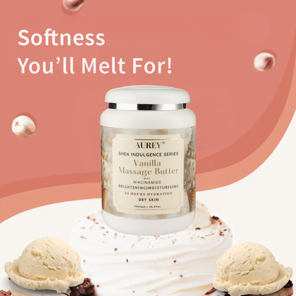 Aurey Vanilla Massage Butter With Niacinamide 1000 gm