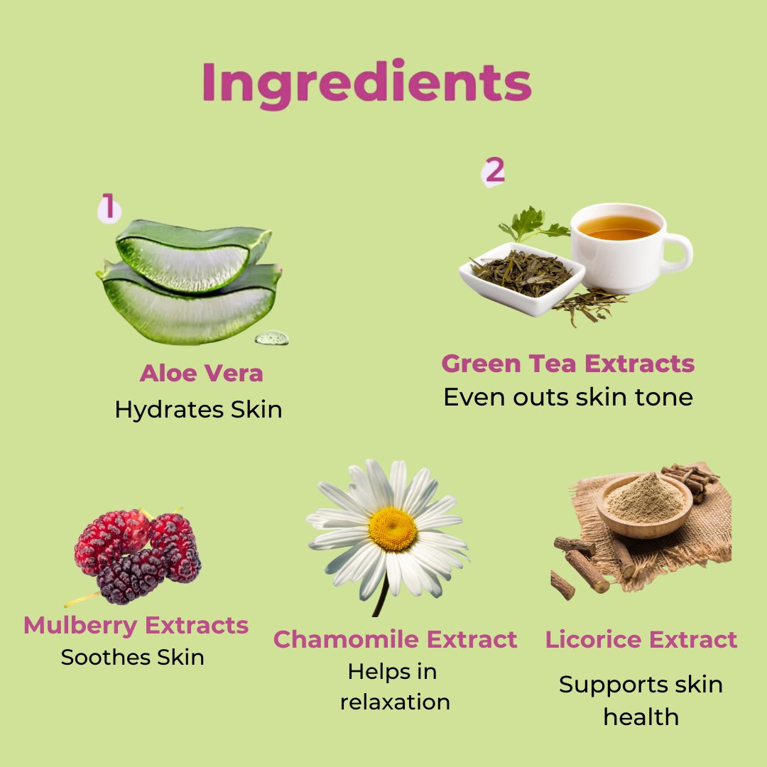 Post Bikini Wax Calming Sheet Mask