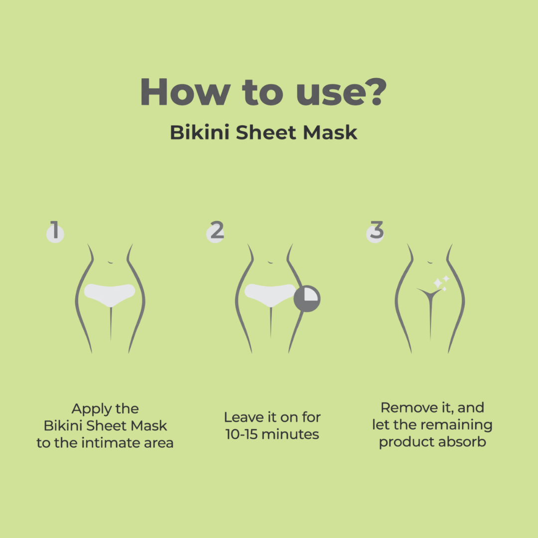 Post Bikini Wax Calming Sheet Mask
