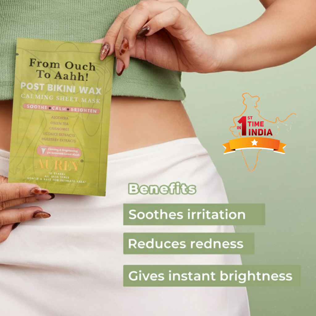 Post Bikini Wax Calming Sheet Mask