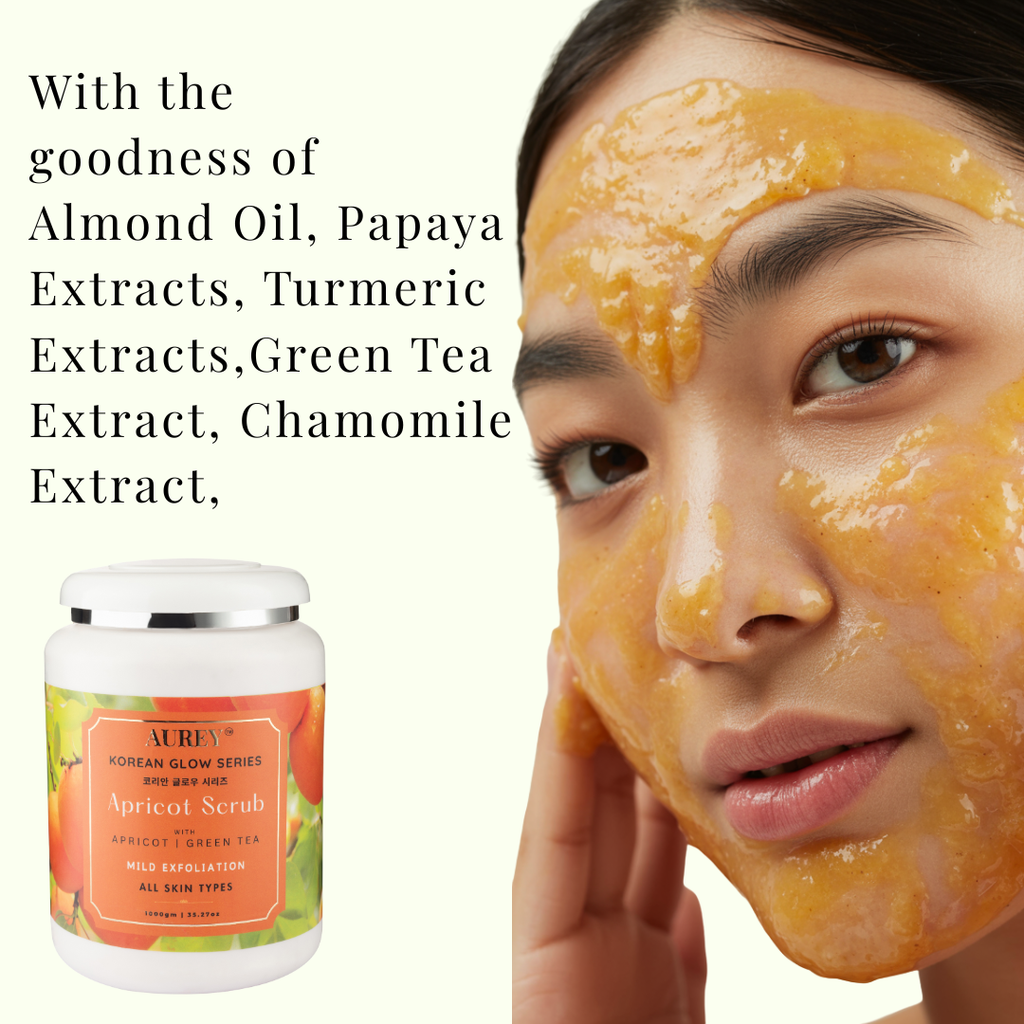 Aurey Korean Apricot Scrub With Apricot & Green Tea 1Kg