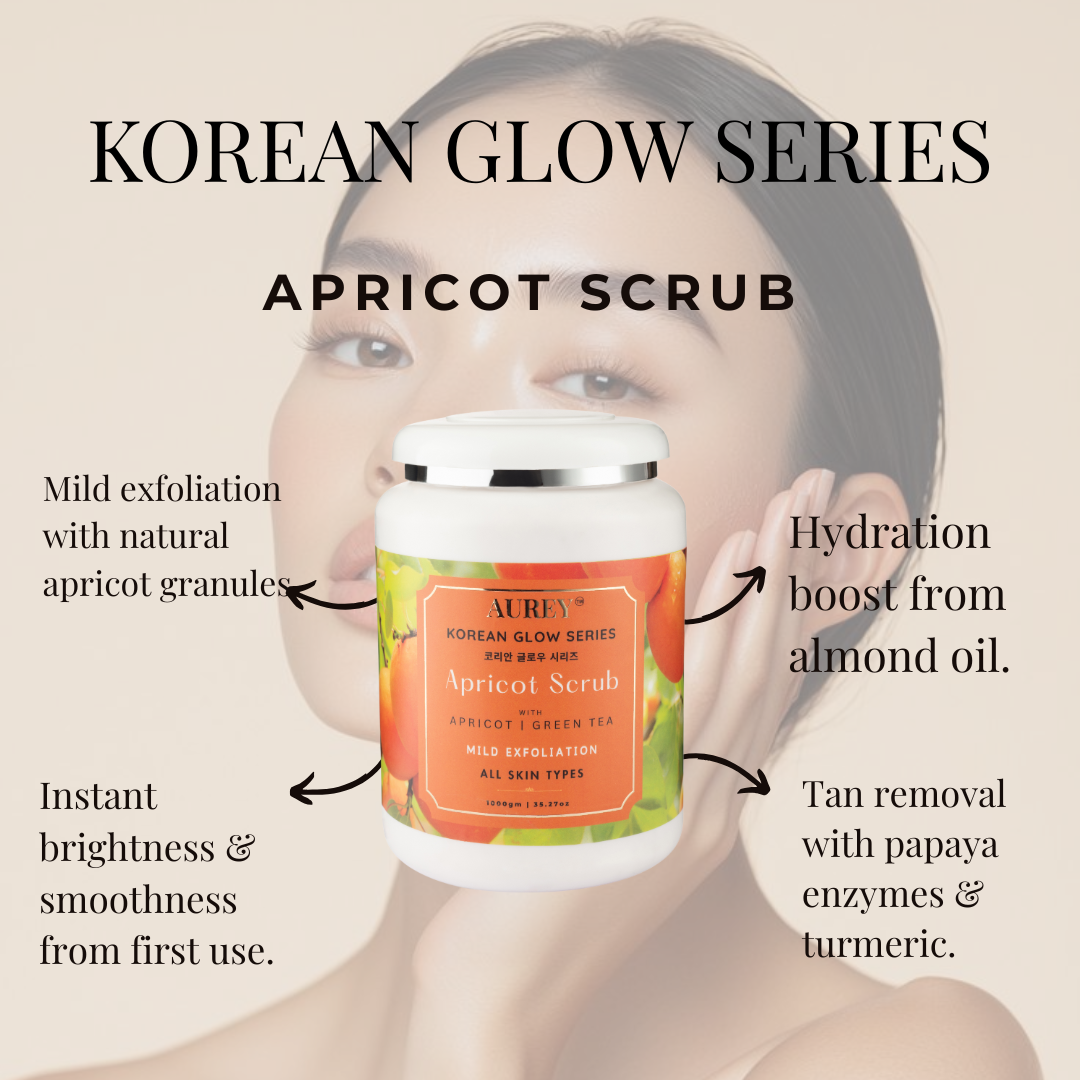 Aurey Korean Apricot Scrub With Apricot & Green Tea 1Kg