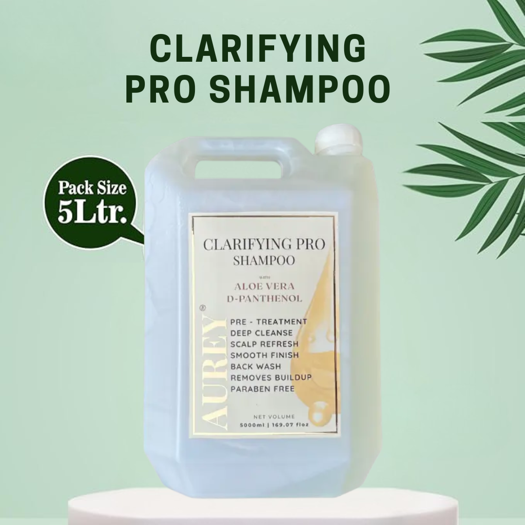 Aurey Clarifying Pro Shampoo with Aloe-vera & D-Panthenol 5000 ml