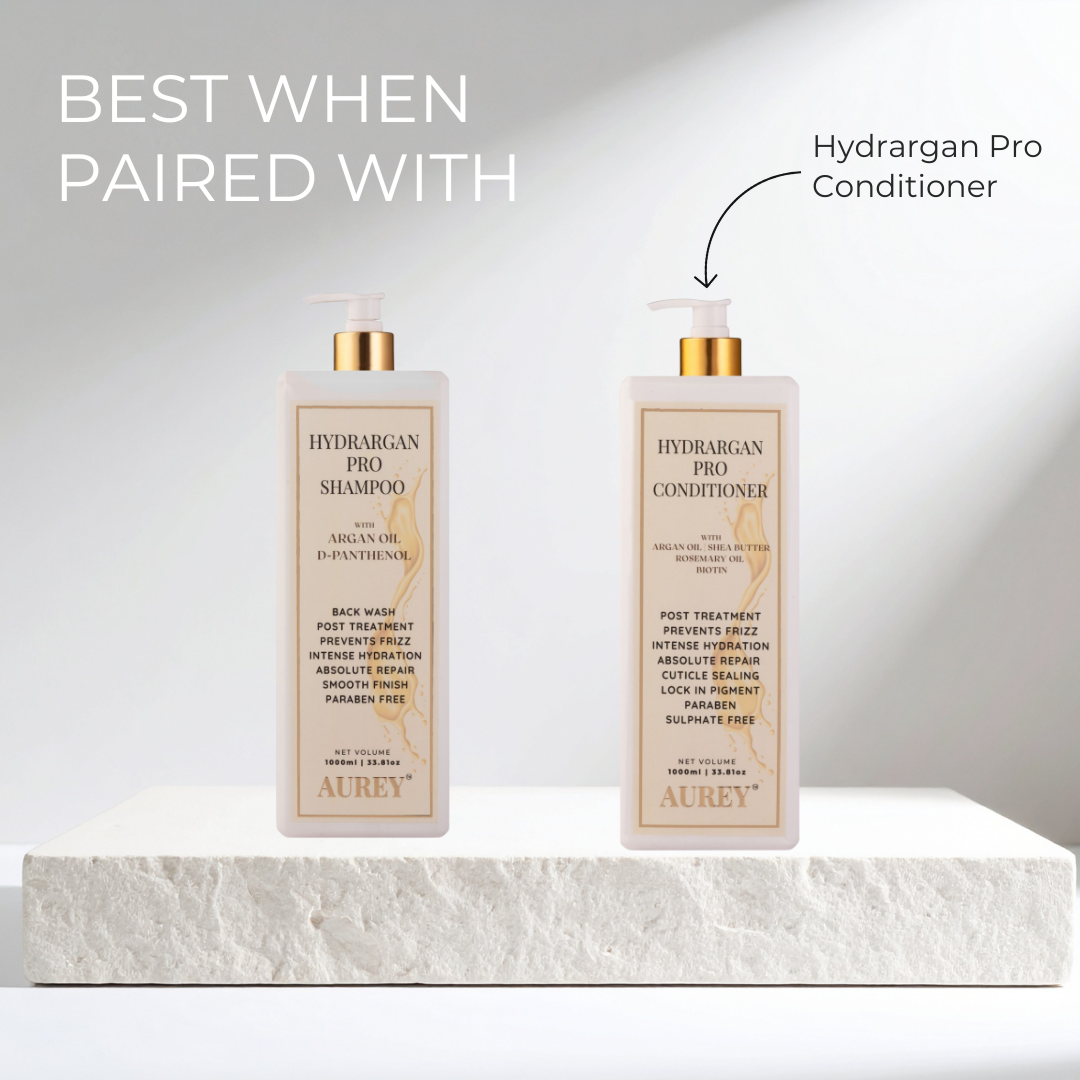 Aurey Hydrargan Pro Shampoo With Argan Oil & D-Panthenol 1000 ml
