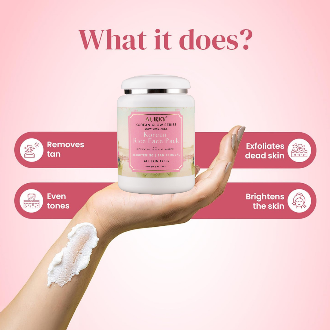 Aurey Korean Rice Face Pack 1Kg