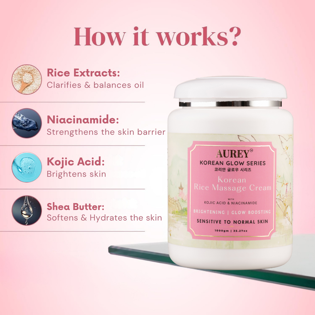 Aurey Korean Rice Massage Cream 1Kg