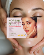 Aurey Korean 5 Step Glass Glow Cleanup Kit Whitening Hydrating Glass Glow