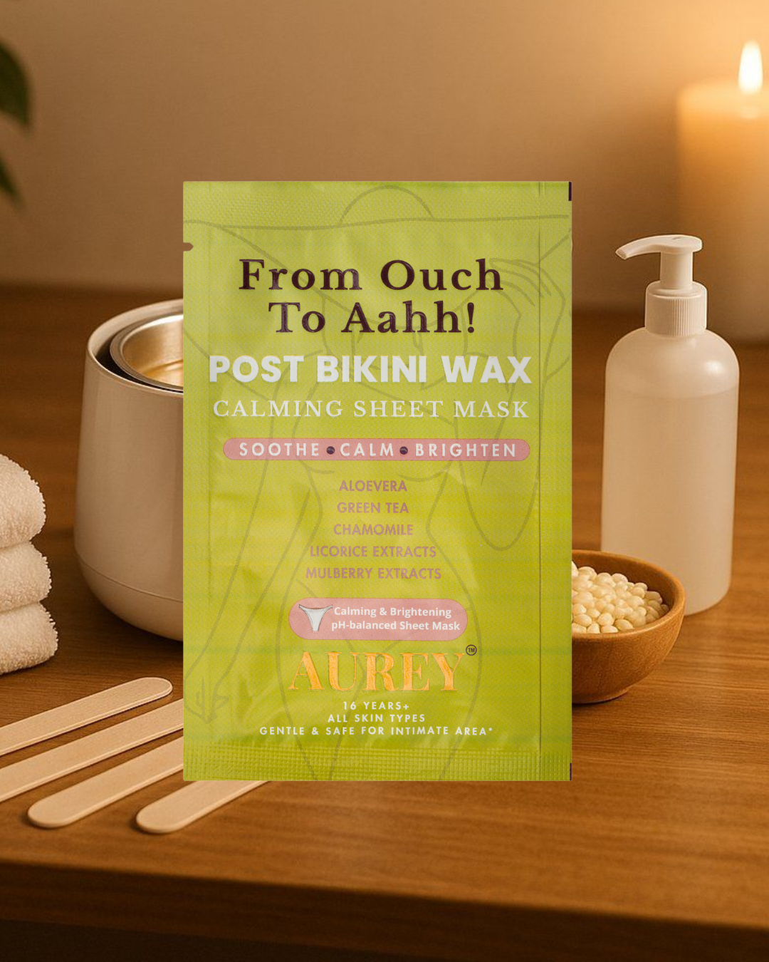 Post Bikini Wax Calming Sheet Mask