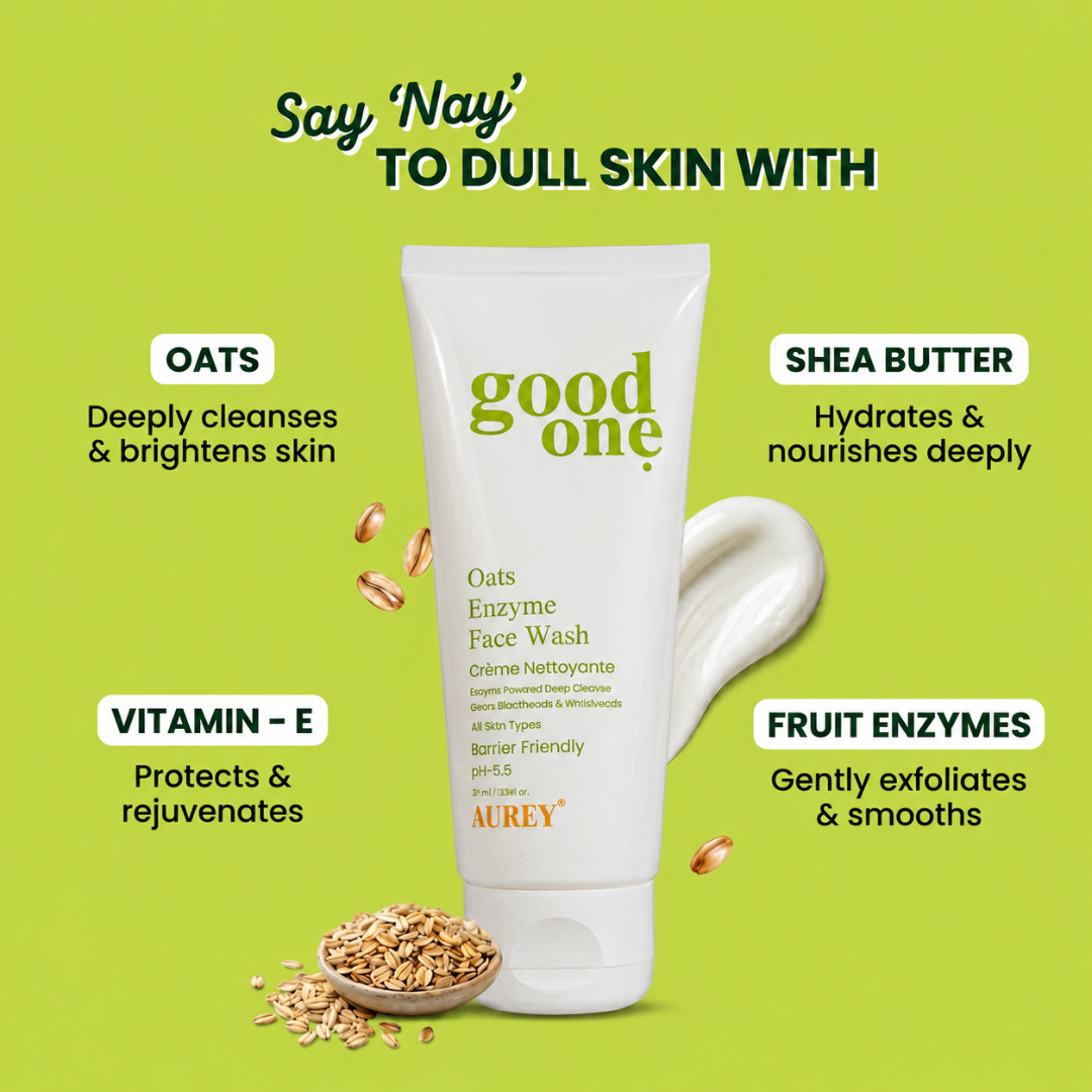Aurey Good One Oats Enzyme Face Wash – Your 60-Second Everyday Facial