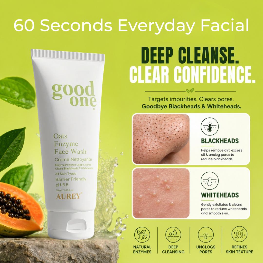 Aurey Good One Oats Enzyme Face Wash – Your 60-Second Everyday Facial