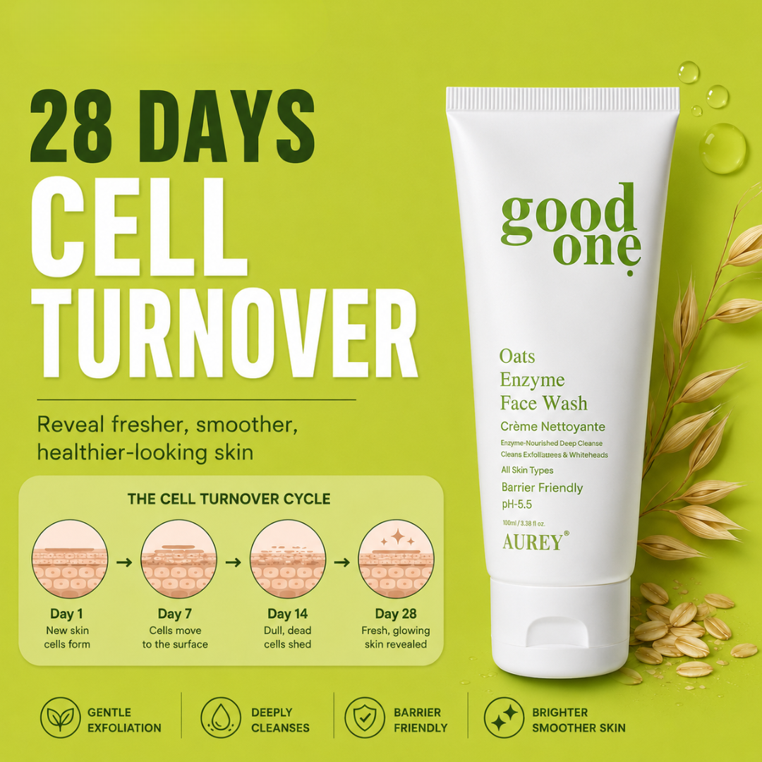 Aurey Good One Oats Enzyme Face Wash – Your 60-Second Everyday Facial