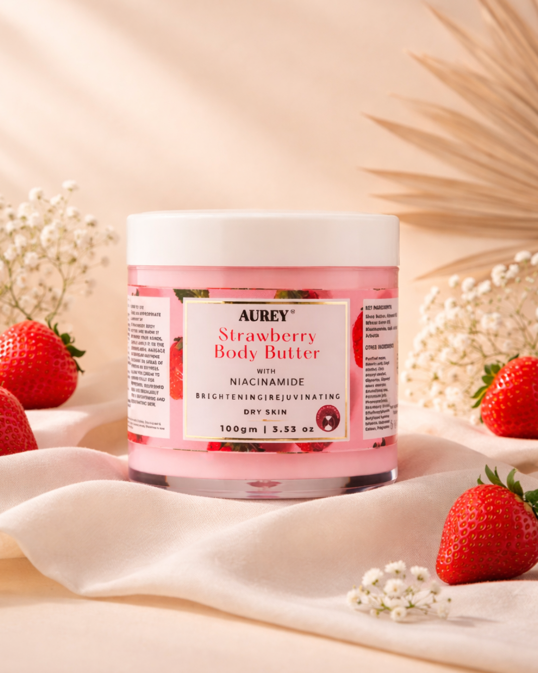 Aurey Strawberry Body Butter 100gm